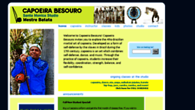 What Capoeirabesouro.com website looked like in 2016 (8 years ago)