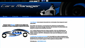What Cars-manager.com website looked like in 2016 (7 years ago)