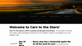 What Carstothestars.com website looked like in 2016 (8 years ago)