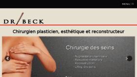 What Chirurgie-esthetique-mulhouse-beck.fr website looked like in 2016 (8 years ago)