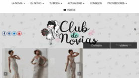What Clubnovias.com website looked like in 2016 (8 years ago)