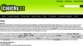 What Cajicky.cz website looked like in 2016 (8 years ago)