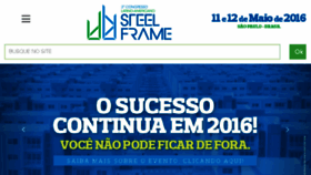 What Congressosteelframe.com.br website looked like in 2016 (8 years ago)