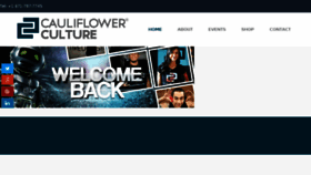 What Cauliflowerculture.com website looked like in 2016 (8 years ago)