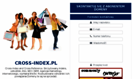 What Cross-index.pl website looked like in 2016 (8 years ago)