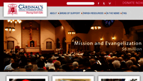 What Cardinalsappeal.org website looked like in 2016 (8 years ago)