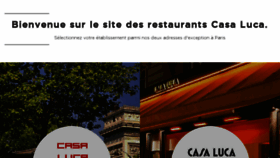 What Casaluca.fr website looked like in 2016 (7 years ago)