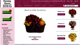 What Charmingflowers.com website looked like in 2016 (8 years ago)