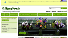 What Chilternseeds.co.uk website looked like in 2016 (8 years ago)