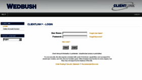 What Clientlink.wedbush.com website looked like in 2016 (8 years ago)