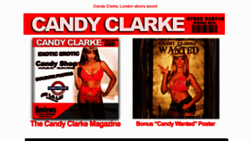 What Candyclarke.co.uk website looked like in 2011 (12 years ago)