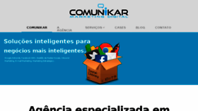 What Comunikar.com.br website looked like in 2016 (8 years ago)