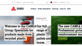 What Cabka.com website looked like in 2016 (8 years ago)