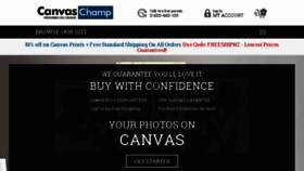 What Canvaschamp.co.nz website looked like in 2016 (7 years ago)