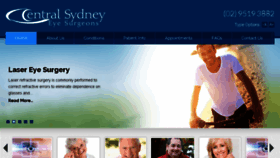 What Centralsydneyeye.com.au website looked like in 2016 (8 years ago)