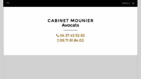 What Cabinetmounier.com website looked like in 2016 (8 years ago)