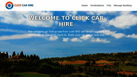 What Click-car-hire.com website looked like in 2016 (7 years ago)