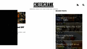 What Cheercrank.com website looked like in 2016 (7 years ago)
