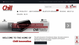 What Chill-innovation.com website looked like in 2016 (8 years ago)
