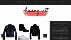 What Chasingcait.com website looked like in 2016 (7 years ago)
