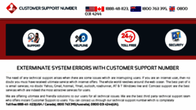 What Customer-support-number.com website looked like in 2016 (7 years ago)