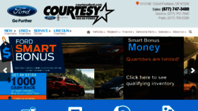 What Courtesyford.com website looked like in 2016 (8 years ago)