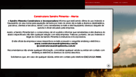 What Construtorasandropimenta.com.br website looked like in 2016 (8 years ago)