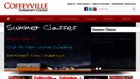 What Coffeyville.edu website looked like in 2016 (7 years ago)