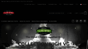 What Cloudvapor.com website looked like in 2016 (7 years ago)