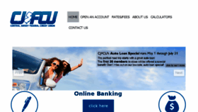 What Cjfcu.org website looked like in 2016 (8 years ago)