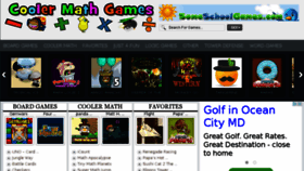 What Coolermathgames.com website looked like in 2016 (7 years ago)