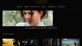 What Cortis.info website looked like in 2016 (7 years ago)