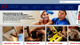What Conseilsbricolagepourdebutants.fr website looked like in 2016 (7 years ago)