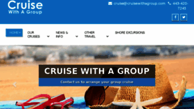 What Cruisewithagroup.com website looked like in 2016 (7 years ago)