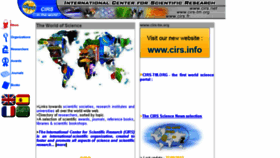 What Cirs-tm.org website looked like in 2016 (10 years ago)