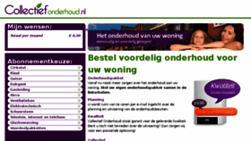 What Collectief-onderhoud.nl website looked like in 2016 (7 years ago)