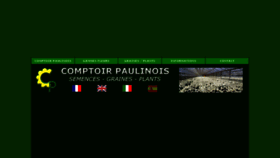 What Comptoir-paulinois.com website looked like in 2016 (7 years ago)