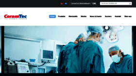 What Ceramtec.de website looked like in 2016 (8 years ago)