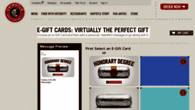 What Chipotlestore.wgiftcard.com website looked like in 2016 (7 years ago)