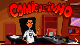 What Comicozinho.com.br website looked like in 2016 (7 years ago)