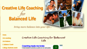 What Creative-life-coaching-for-balanced-life.com website looked like in 2016 (7 years ago)