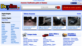 What Cuenca.doplim.ec website looked like in 2016 (7 years ago)