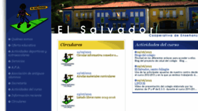 What Colegioelsalvador.coop website looked like in 2016 (7 years ago)