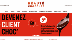 What Chocolatsrolandreaute.com website looked like in 2016 (8 years ago)