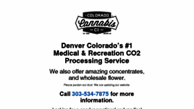 What Coloradocannabiscompany.com website looked like in 2016 (7 years ago)