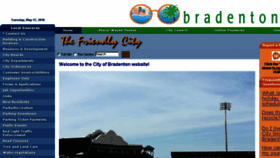 What Cityofbradenton.com website looked like in 2016 (7 years ago)