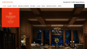What Canyonsuites.com website looked like in 2016 (9 years ago)