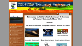 What Cc-triaucourt-vaubecourt.fr website looked like in 2016 (9 years ago)