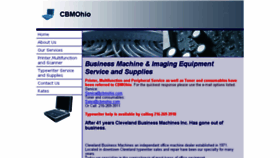 What Cbmohio.com website looked like in 2016 (7 years ago)