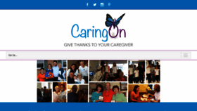 What Caringon.org website looked like in 2016 (7 years ago)